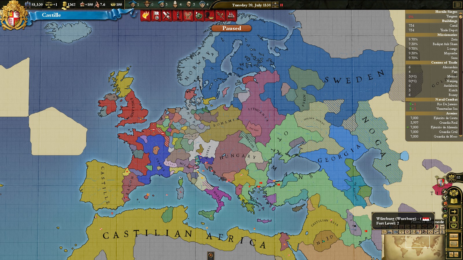 Europa Universalis 3 - Alternate History