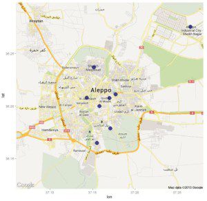 Aleppo Map