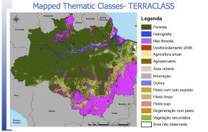 INPE Image of the Amazon by End Use