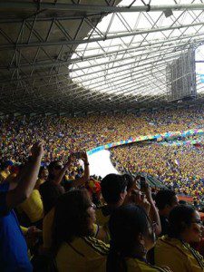 Colombia vs. Greece World Cup 2014 -  "A Colombian Home Game"