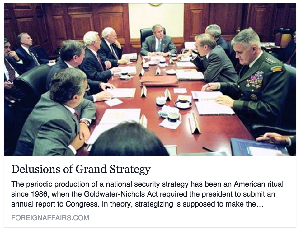 Does Grand Strategy Matter?