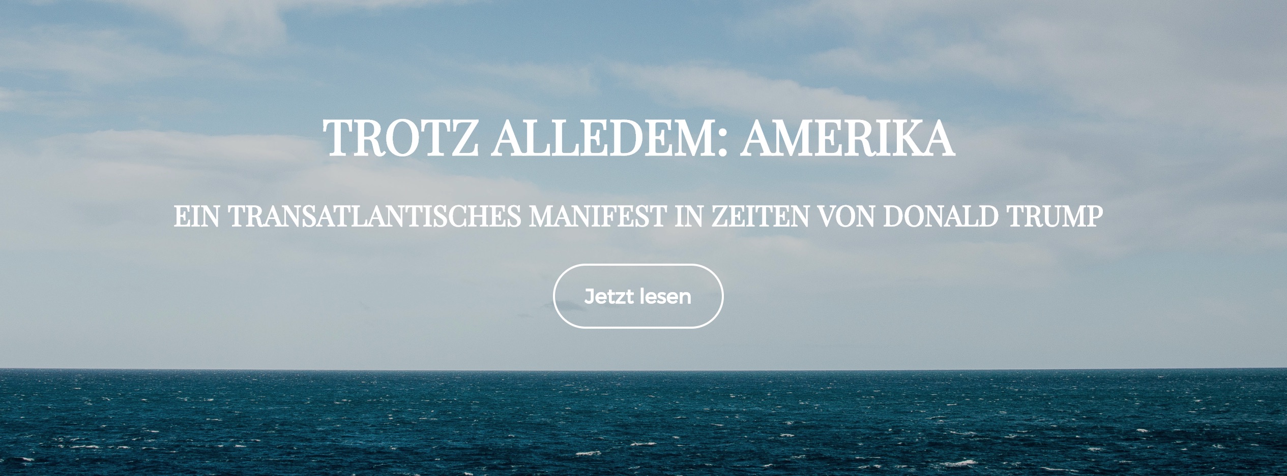 Entering the Global Multilogue – A Replique to the German ZEIT Manifesto