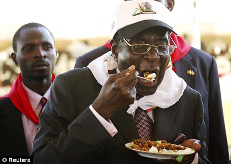 Health promotion & Mugabe. For real.