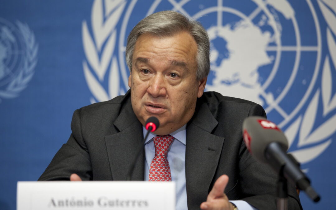 I guess the UN Secretary General is suddenly concerned about human rights